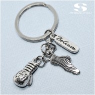 Ключодържател Ръкавица, Маратонка, Плочка 'Believe'