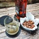 Комплект подложки за чаши от естествена кожа „CHEERS” 6+1 с поставка